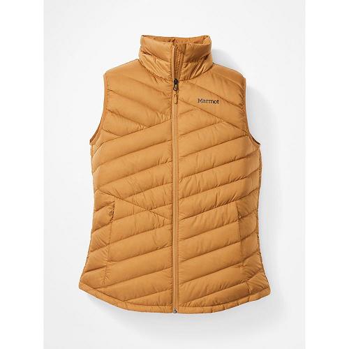 Marmot Highlander Jackets - Womens Vest Yellow CA5071639 Canada